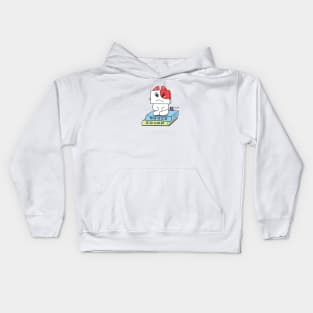 I'm so bored - aknyangi, cat miaw lovers Kids Hoodie